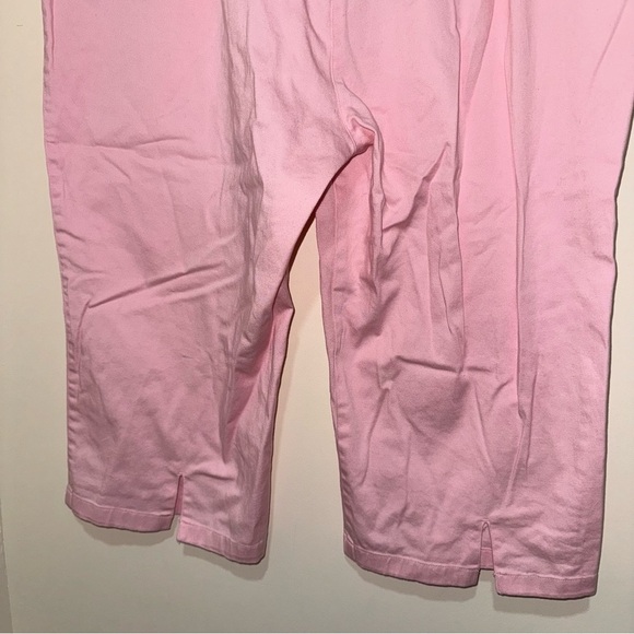 Women’s Tabi Brand Pink Ankle Cropped Straight Vintage Stretchy Pants Size: 20 - Picture 11 of 15